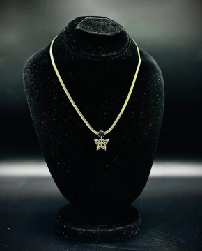 Butterfly Whisper – Delicate Charm Necklace